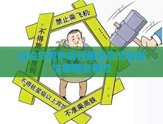可申请延期还款吗需要注意哪些事项