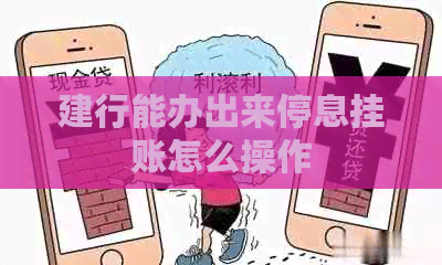 建行能办出来停息挂账怎么操作