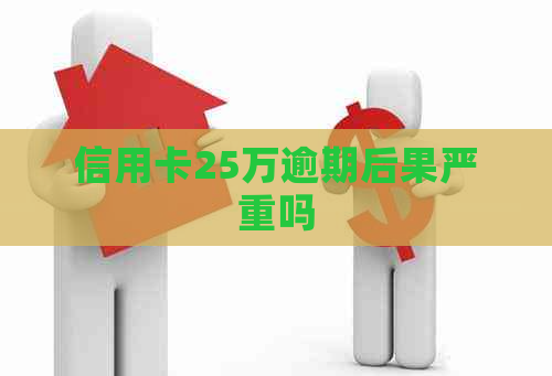 信用卡25万逾期后果严重吗