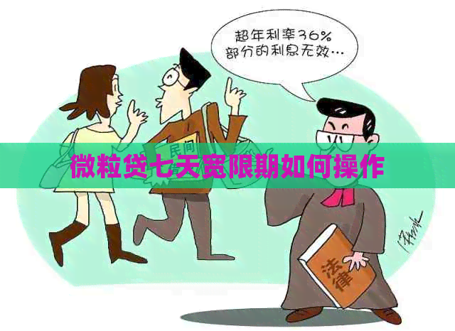 微粒贷七天宽限期如何操作