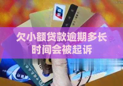 欠小额贷款逾期多长时间会被起诉