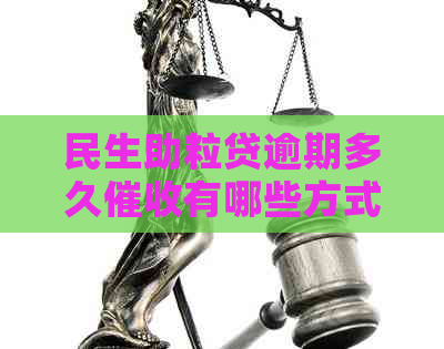 民生助粒贷逾期多久有哪些方式