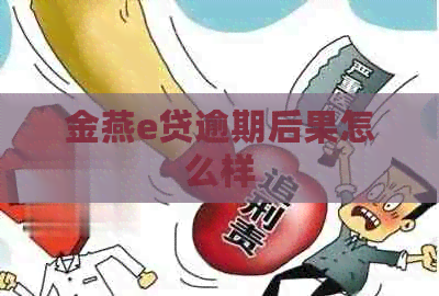 金燕e贷逾期后果怎么样