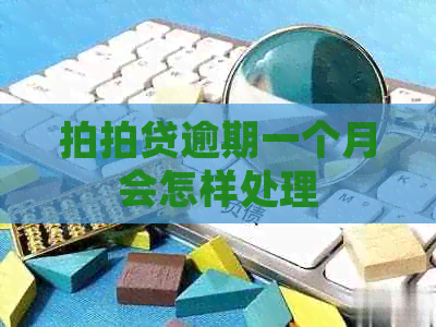 逾期一个月会怎样处理