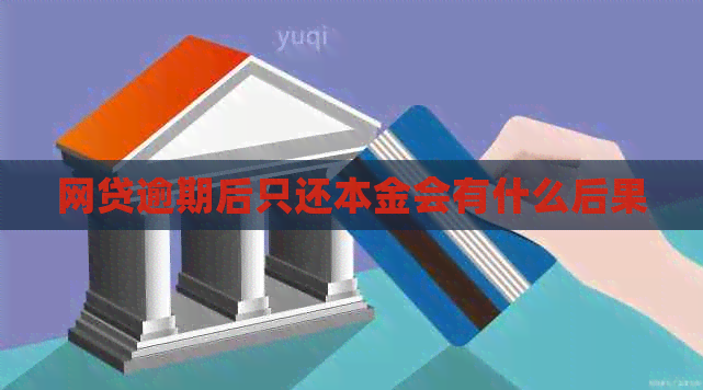网贷逾期后只还本金会有什么后果