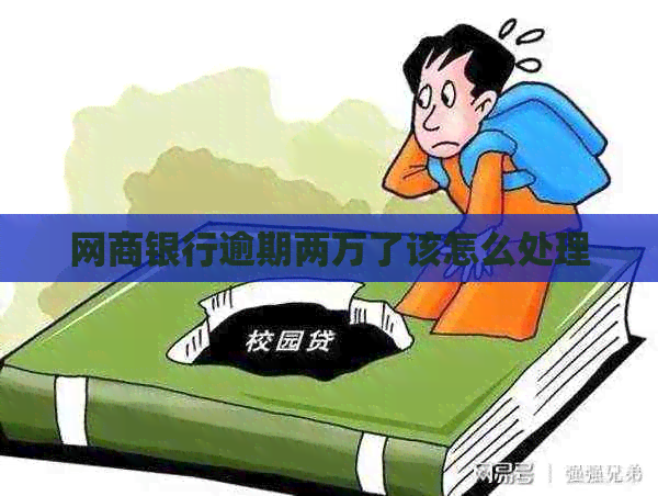 白条银行逾期两万了该怎么处理