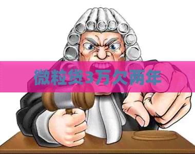 微粒贷3万欠两年