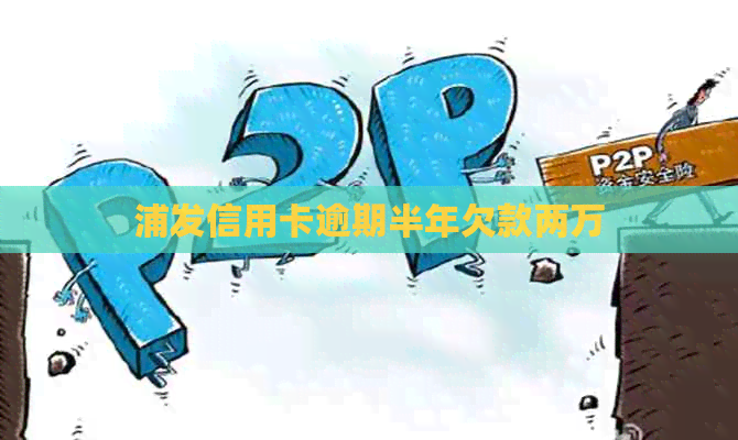 浦发信用卡逾期半年欠款两万