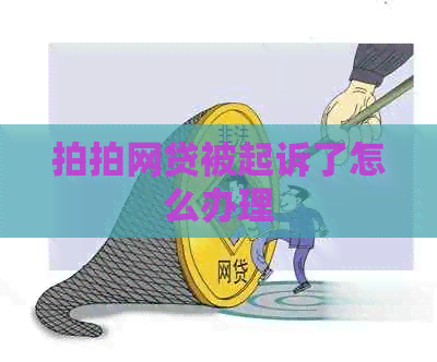 拍拍网贷被起诉了怎么办理