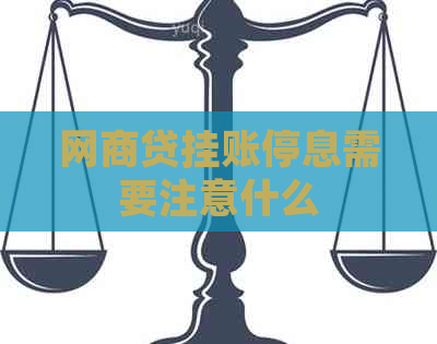 白条贷挂账停息需要注意什么