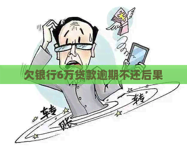 欠银行6万贷款逾期不还后果