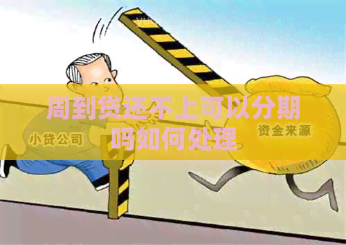 周到贷还不上可以分期吗如何处理