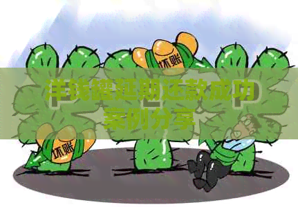 洋钱罐延期还款成功案例分享