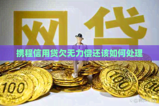 携程信用贷欠无力偿还该如何处理