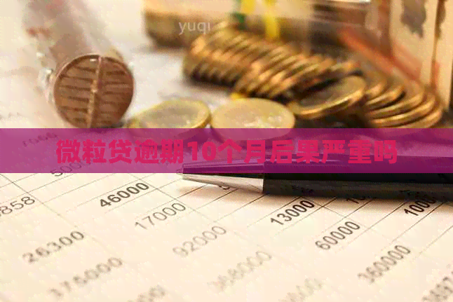 微粒贷逾期10个月后果严重吗