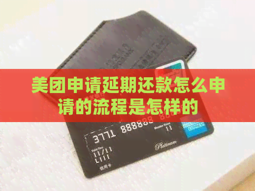美团申请延期还款怎么申请的流程是怎样的