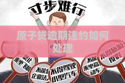 原子贷逾期违约如何处理