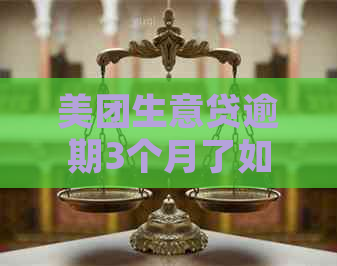 美团生意贷逾期3个月了如何处理