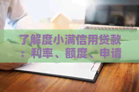 了解度小满信用贷款：利率、额度、申请条件及流程全面解析