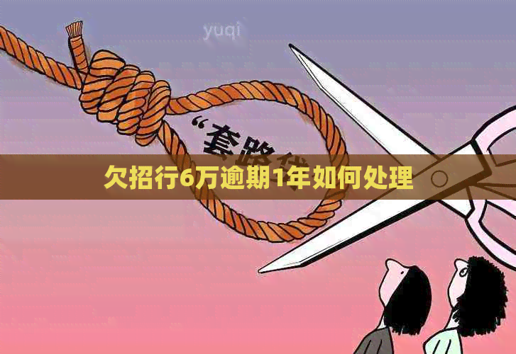 欠招行6万逾期1年如何处理