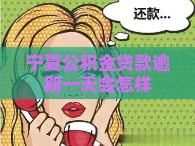 宁夏公积金贷款逾期一天会怎样