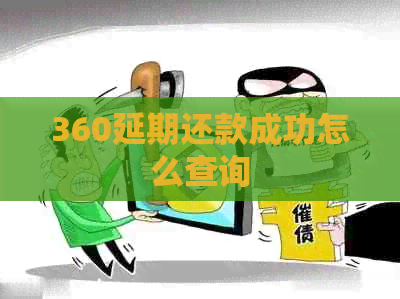 360延期还款成功怎么查询