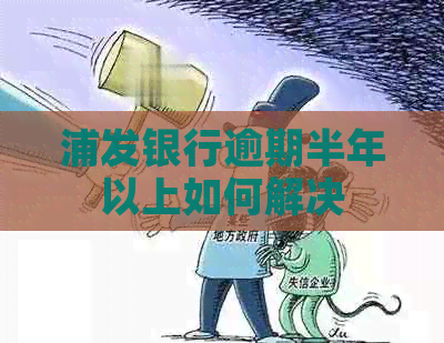 浦发银行逾期半年以上如何解决
