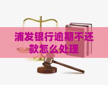 浦发银行逾期不还款怎么处理
