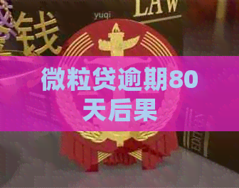 微粒贷逾期80天后果