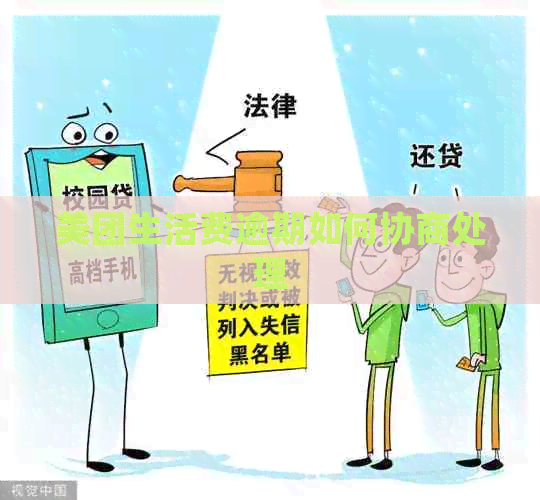 美团生活费逾期如何协商处理