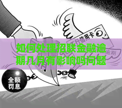 如何处理招联金融逾期几月有影响吗问题