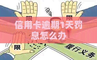 信用卡逾期1天罚息怎么办