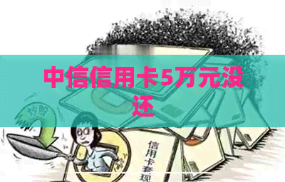 中信信用卡5万元没还