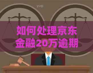 如何处理京东金融20万逾期问题