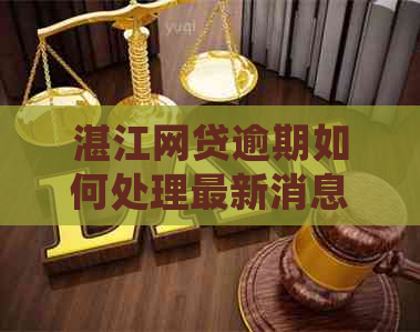 湛江网贷逾期如何处理最新消息及解决方法
