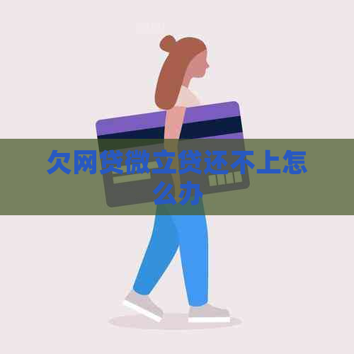 欠网贷微立贷还不上怎么办