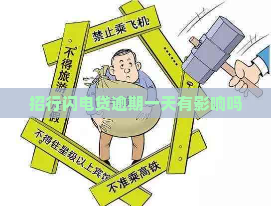 招行闪电贷逾期一天有影响吗