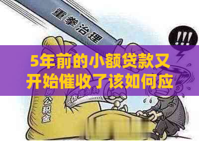 5年前的小额贷款又开始了该如何应对
