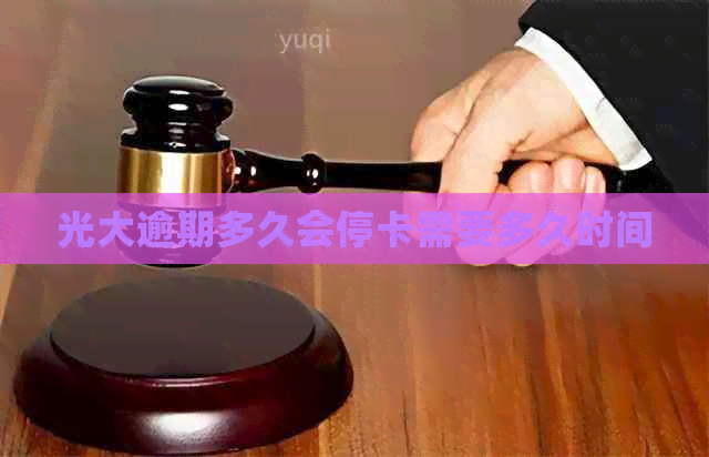 光大逾期多久会停卡需要多久时间