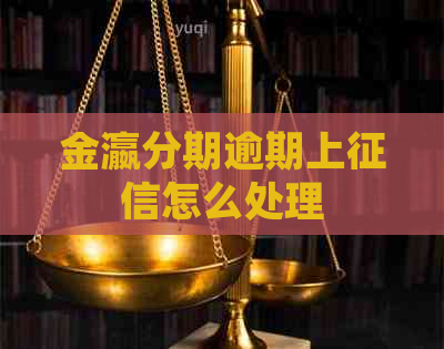 金瀛分期逾期上怎么处理