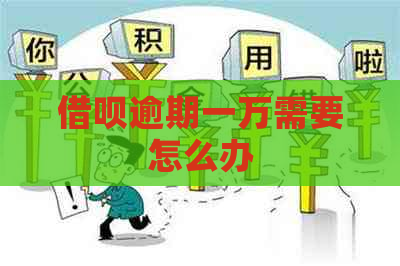 信用卡逾期一万需要怎么办