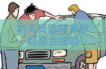 功夫贷逾期多收利息合理吗