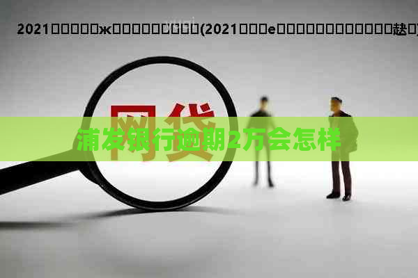 浦发银行逾期2万会怎样
