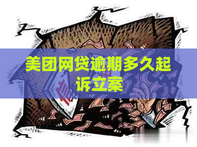 美团网贷逾期多久起诉立案