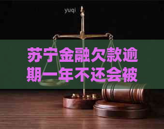 苏宁金融欠款逾期一年不还会被起诉吗