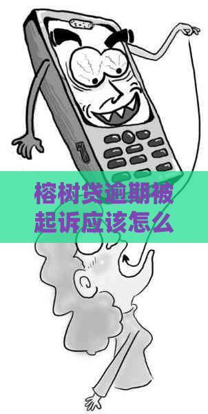 榕树贷逾期被起诉应该怎么办