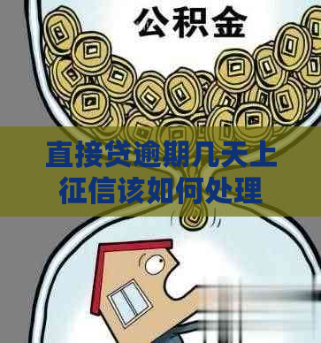 直接贷逾期几天上该如何处理