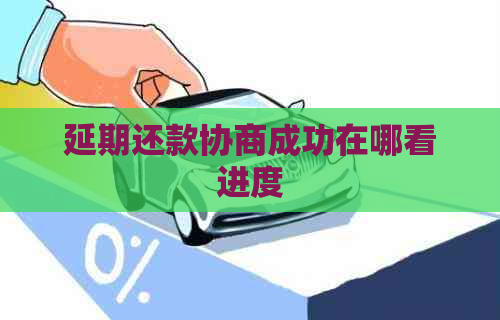 延期还款协商成功在哪看进度