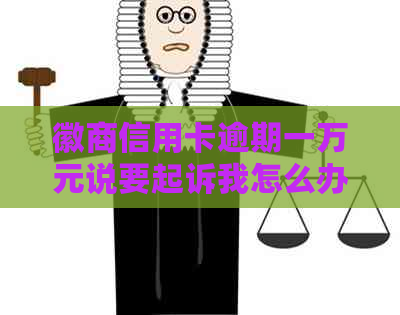 徽商信用卡逾期一万元说要起诉我怎么办