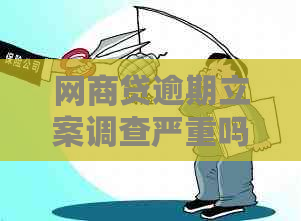 白条贷逾期立案调查严重吗